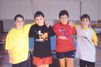 Кадетска екипа "Партизан" из Шида