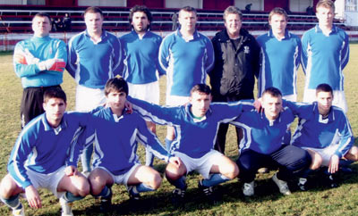 Фудбалери Јединства из Моровића