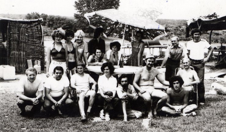 Екипа археолога Градина на Босуту 1978