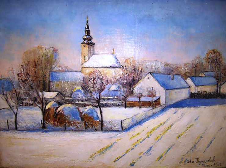 Слика"Шид под снегом" из 1935. године