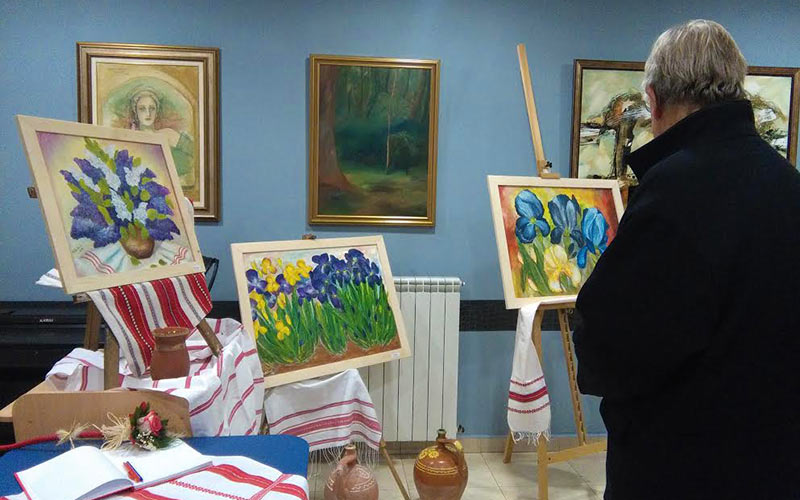 Изложба уз Дан Русина,Шид